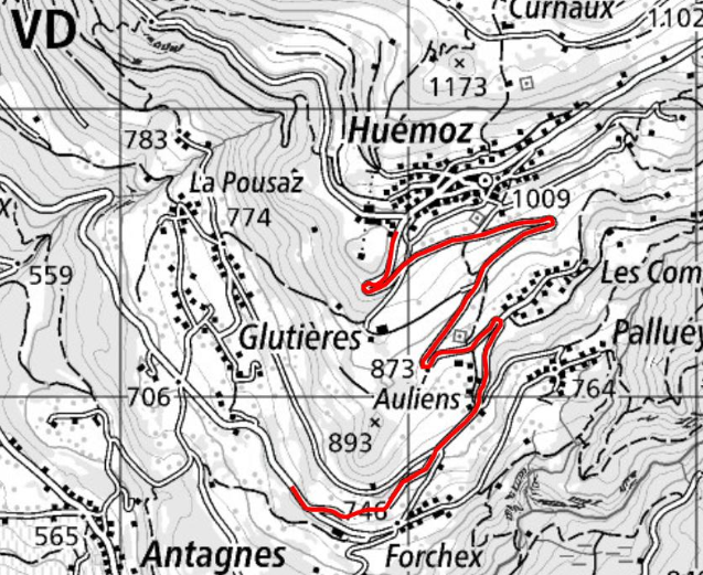 CE4600007980 - RC 719 - Forchex - Huémoz : réhabilitation et correction routière